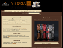 Tablet Screenshot of cafesvitoria.com